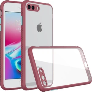 Apple iPhone 7 Plus Kılıf Köşeler Airbag Özellikli Arkası Sert P.c Kenarı Silikon Miami Kapak