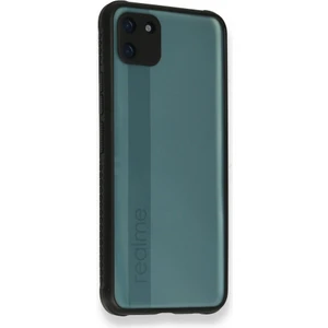 Realme C11 Kılıf Köşeler Airbag Özellikli Arkası Sert P.c Kenarı Silikon Miami Kapak
