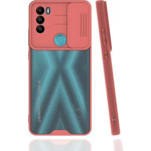 General Mobile Gm 21 Plus Kılıf Darbelere Dayanıklı Kamera Koruma Sürgülü Platin Kapak