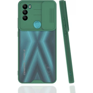 General Mobile Gm 21 Plus Kılıf Darbelere Dayanıklı Kamera Koruma Sürgülü Platin Kapak