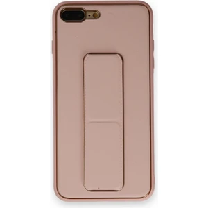Apple iPhone 7 Plus Kılıf Yatay ve Dikey Standlı Kamera Lens Korumalı Deri Coco Stand Kapak