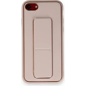 Apple iPhone 8 Kılıf Yatay ve Dikey Standlı Kamera Lens Korumalı Deri Coco Stand Kapak