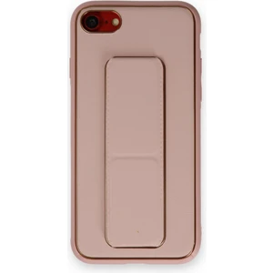 Apple iPhone 8 Kılıf Yatay ve Dikey Standlı Kamera Lens Korumalı Deri Coco Stand Kapak