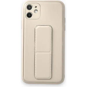Apple iPhone 12 Kılıf Yatay ve Dikey Standlı Kamera Lens Korumalı Deri Coco Stand Kapak