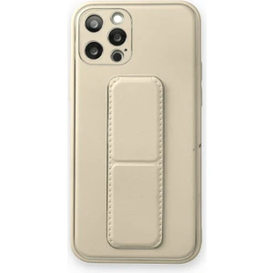 Apple iPhone 12 Pro Kılıf Yatay ve Dikey Standlı Kamera Lens Korumalı Deri Coco Stand Kapak