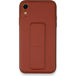 Apple iPhone Xs Max Kılıf Yatay ve Dikey Standlı Kamera Lens Korumalı Deri Coco Stand Kapak