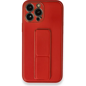 Apple iPhone 13 Pro Kılıf Yatay ve Dikey Standlı Kamera Lens Korumalı Deri Coco Stand Kapak