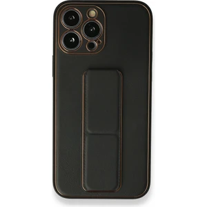 Apple iPhone 13 Pro Kılıf Yatay ve Dikey Standlı Kamera Lens Korumalı Deri Coco Stand Kapak