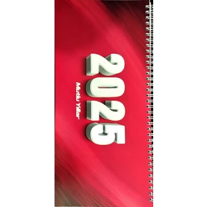 2025 Haftalık Masa Takvimi