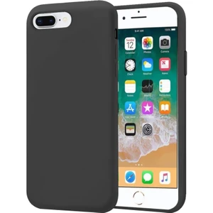 Apple iPhone 7 Plus İnce Mat Silikon Kılıf Siyah