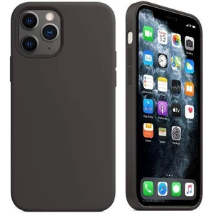 Piyasa Sepeti Apple iPhone 12 6.1'' İçi Kadife Silikon Kılıf Siyah