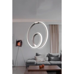 Orjin Gri Tekli Sarkıt LED Beyaz Işık Ultra Ledli Salon Mutfak Oda Hol Ledli Avize