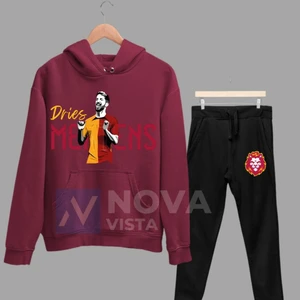 Biy Store Dries Mertens Futbol 10 Numara Forma Baskılı Unisex Kapüşonlu Spor Sweatshirt Eşofman Takımı