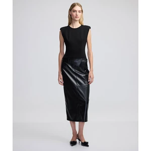 Kumaş Mix Vatkalı Elbise