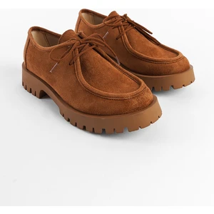 Capone Outfitters Trak Tabanlı Süet Kadın Loafer Ayakkabı
