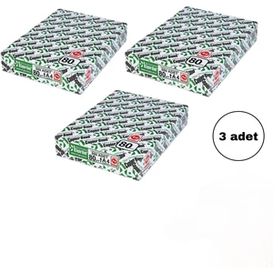 A4 Fotokopi Kağıdı 3 Paket ( 1500 Sayfa ) 80 Gram