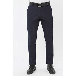 Daddies Cool With Epic Lacivert Dokuma Pamuk Karışımlı Chino Erkek Pantolon