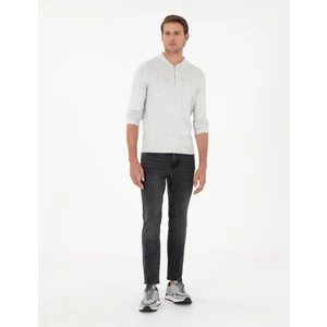 Pierre Cardin Erkek Siyah Slim Fit Jean Pantolon 50295867-Vr046
