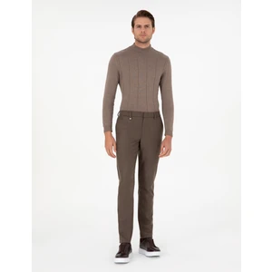 Pierre Cardin Erkek Kahverengi Ex. Slim Fit Kumaş Pantolon 50297517-VR029
