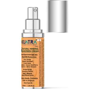 SPF 50+ Doğal - Mineral - Nemlendirici Güneş Koruyucu Krem (Bebek-Çocuk-Yetişkin) 80ml