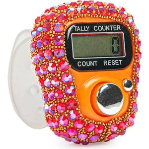 Inci Detaylı Taşlı Zikirmatik Turuncu