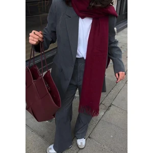 Ithal Puffy Cherry Atkı Şal Omuz Şalı