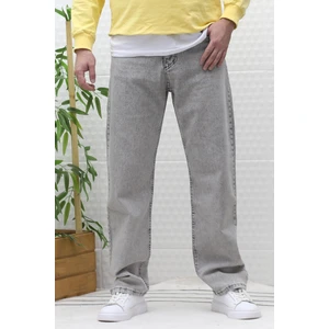 Erkek Baggy Bol Kesim Kot Pantolon