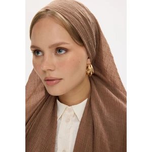 Fenza Scarf Freya Müslin Püsküllü Bürümcük Pamuklu Şal