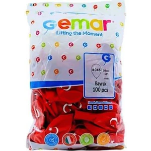 GD-90-045 Bayrak Balon 100 Adet -Dinamik Oyuncak