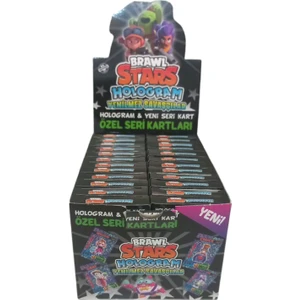 Tinky Winky Braw Stars Yenilmez Savaşcılar Sürpriz Hologramlı  240 Adet Oyun Kartı