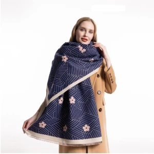 Fenza Scarf Fenza Y-809-2 Yün Kaşmir Atkı