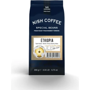 Nish Kahve Filtre Kahve Nish Özel Seri Etiyopya 250 gr Çekirdek Kahve