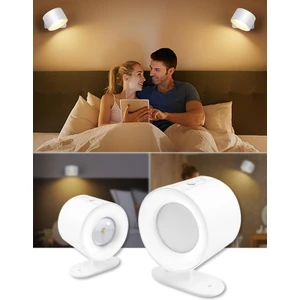 Hero Led HL-5518 Begonya 5W Çift Taraflı Şarjlı LED Aplik 360° Dönebilir Duvar Aplik