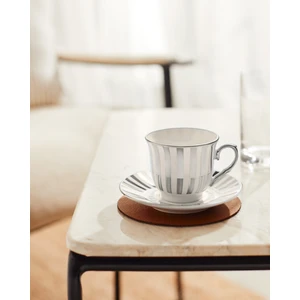 Madame Coco Blanche 2'li Kahve Fincan Takımı - Renkli - 90 ml