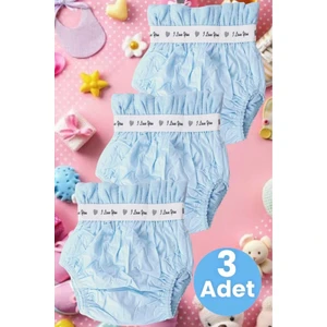 Bebek Yıkanabilir Yüksek Emici Pamuklu 3'lü Alıştırma Külodu
