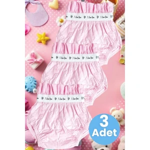 Bebek Yıkanabilir Yüksek Emici Pamuklu 3'lü Alıştırma Külodu