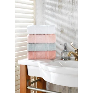 Neşe Home Carmine 4’lü El & Yüz Havlu Seti 50x100 – %100 Pamuklu, Yumuşak ve Emici