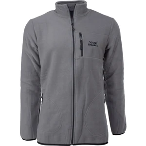 Erkek Kışlık Polar Sweatshirt Hırka Önü ve Cepleri Fermuarlı Hakim Yaka Tamkalıp Antipilling
