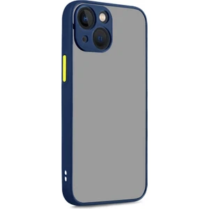 iPhone 13 Mini Kılıf Hux Arkası Buğulu Sert Mika