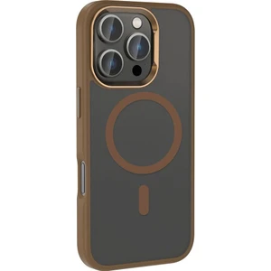 Apple iPhone 16 Pro Kılıf Parlak Kamera Çerçeveli Magsafeli Kost
