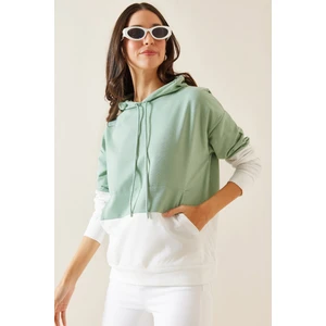 Mint Parçalı Sweatshirt 5KXK8-48999-58