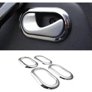 Renault Megane 2 Krom Iç Kapı Kolu Çerçeve 4 Kapı 2002 - 2009 Paslanmaz Çelik