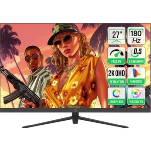 27" Sonic T80 Flat Fast IPS 180HZ 0.5ms Qhd 2k Gaming Monitör (Sıfır Ölü Piksel Garantili)