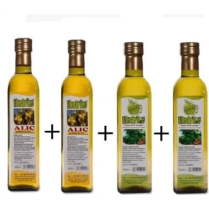 Sirke Alıç Sirkesi 2 x 500 ml + Ekşi Elma Doğal Sirkeli Içecek 2 x 500 ml