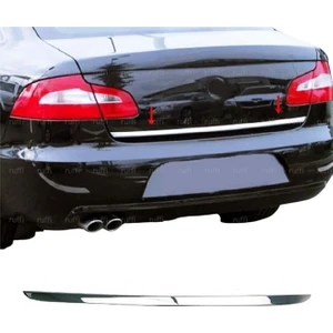 Skoda Superb Krom Bagaj Alt Çıtası 2008-2015 Paslanmaz Çelik (Sedan)