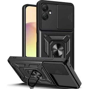 Samsung Galaxy A05 Kılıf Yüzüklü Sürgülü Kamera Korumalı Pars