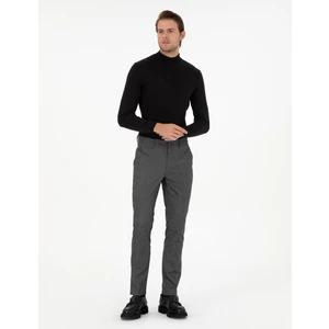Pierre Cardin Erkek Gri Slim Fit Kanvas Pantolon 50299539-Vr024