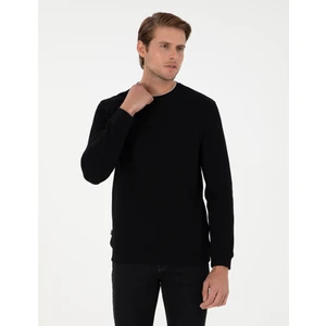 Pierre Cardin Erkek Siyah Regular Fit Sweatshirt 50296485-VR046