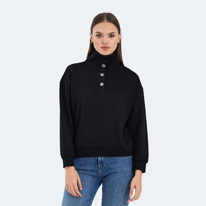 VIDAL Kadın Oversize Sweatshirt Siyah