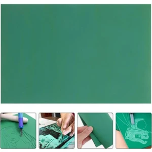 Gravür Oyma Sanatı Için Kauçuk Yumuşak Yeşil Levha Baskı Ofset